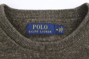 Polo Ralph Lauren Embroidered Logo Green Knit Sweater