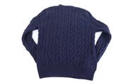 Polo by Ralph Lauren Embroidered Logo Blue Knit Sweater
