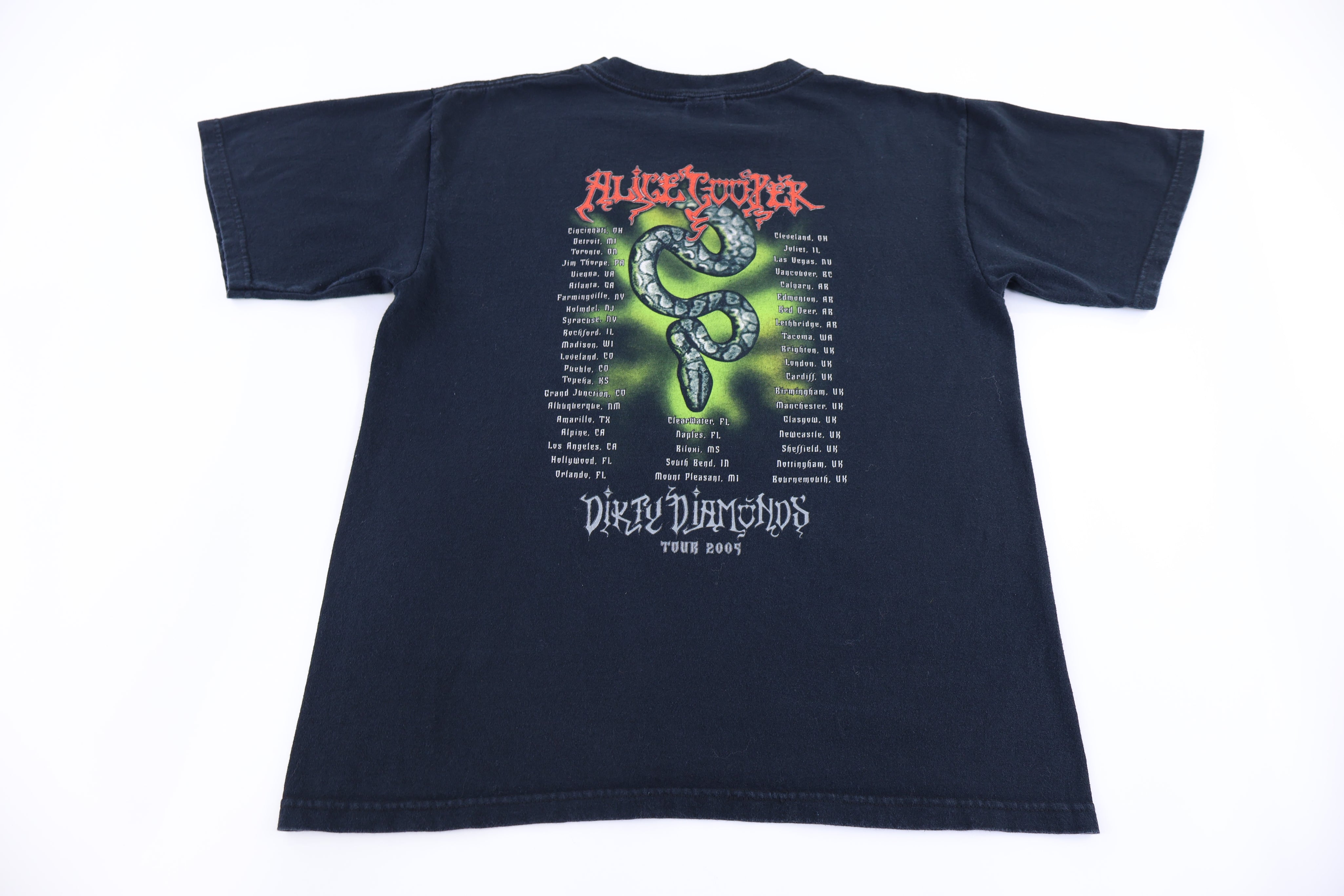 2005 Alice Cooper Dirty Diamonds Tour T-shirt