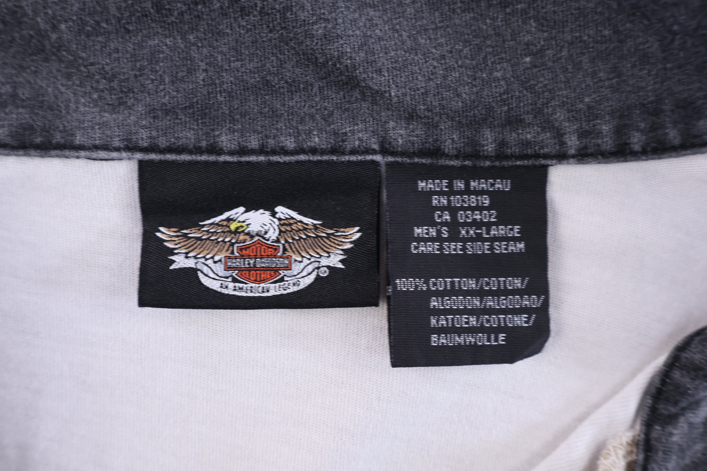 Harley Davidson Motorcycles Multicolor LS T-shirt