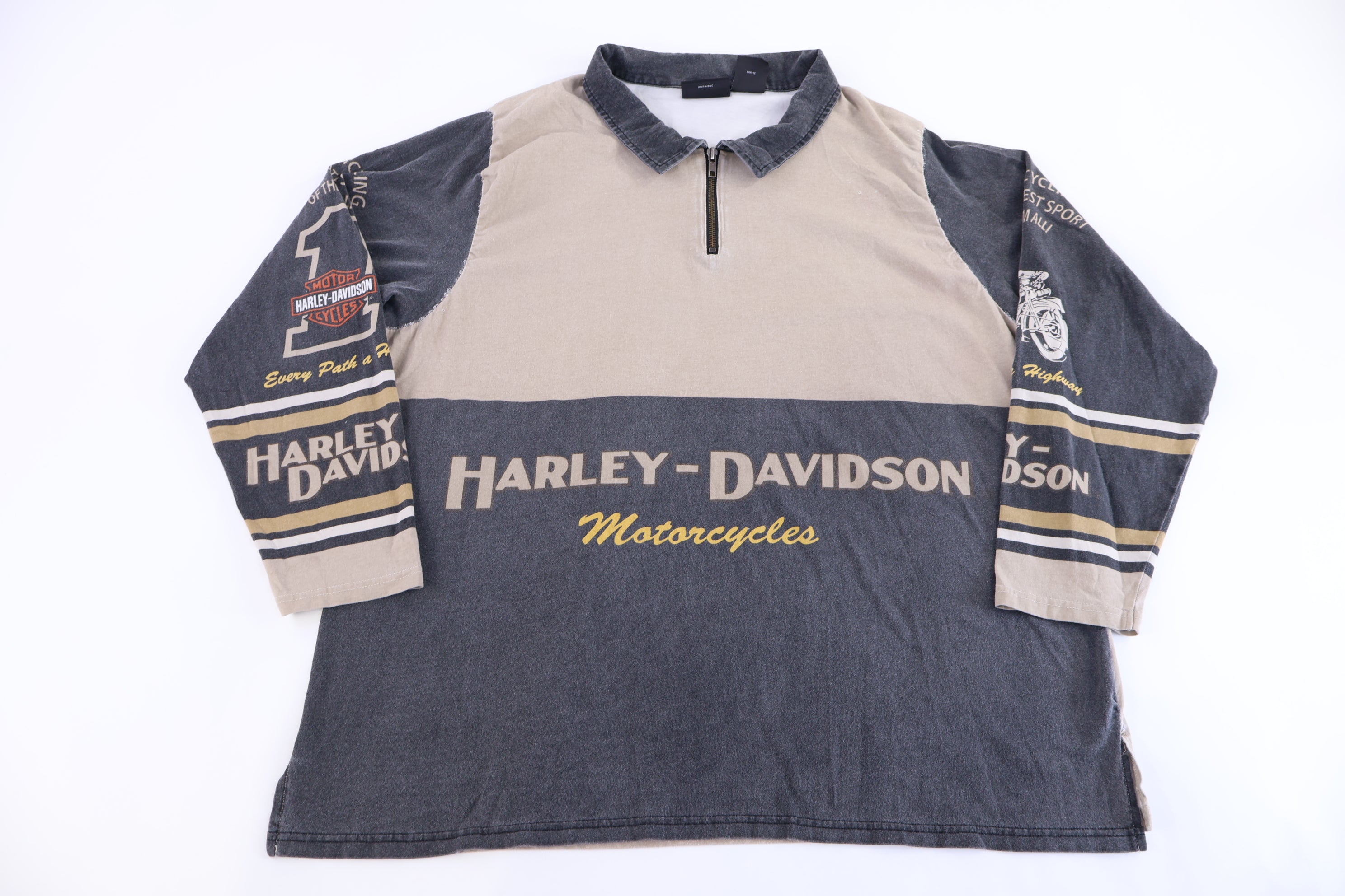 Harley Davidson Motorcycles Multicolor LS T-shirt