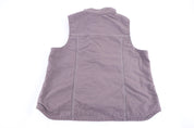 Women's Carhartt Logo Patch Grey Full Zip Vest