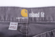 Carhartt Logo Patch Grey Pants