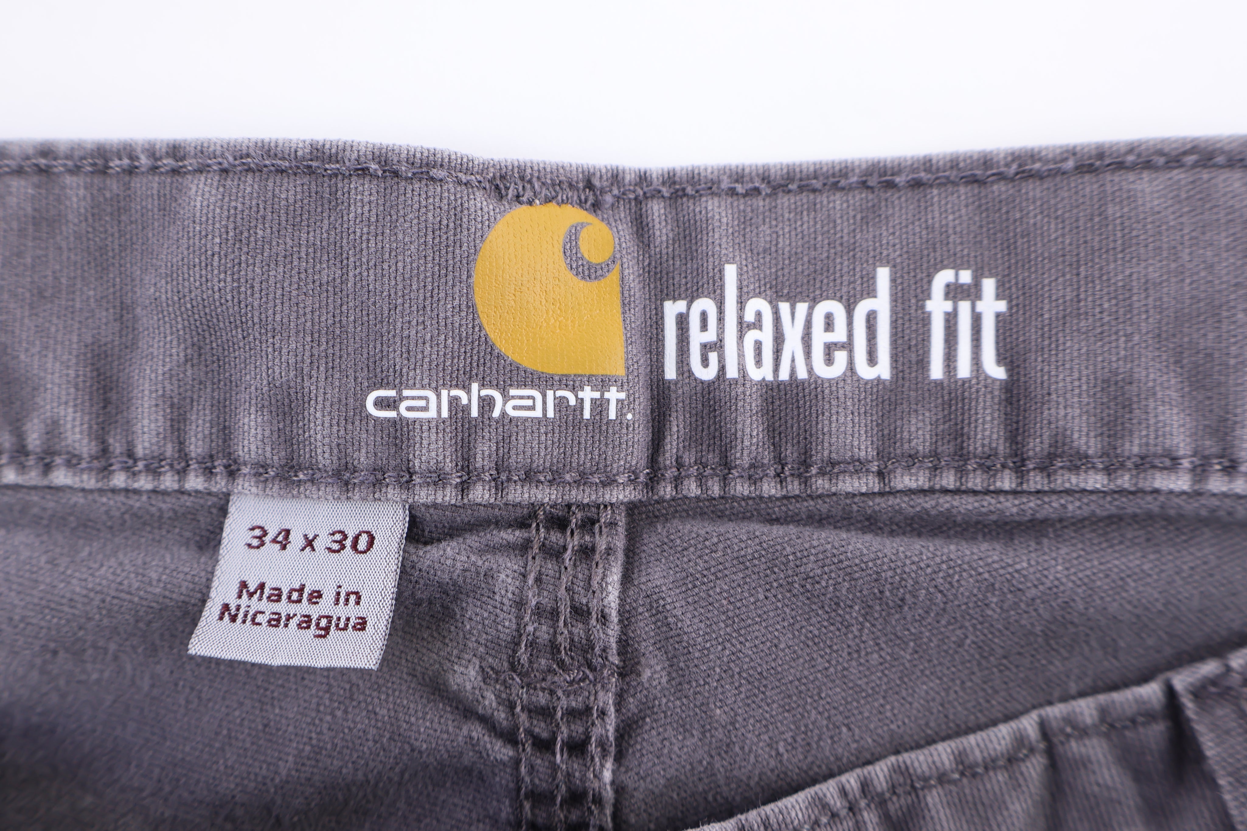 Carhartt Logo Patch Grey Pants