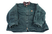 Carhartt Logo Patch Green Full Zip Jacket