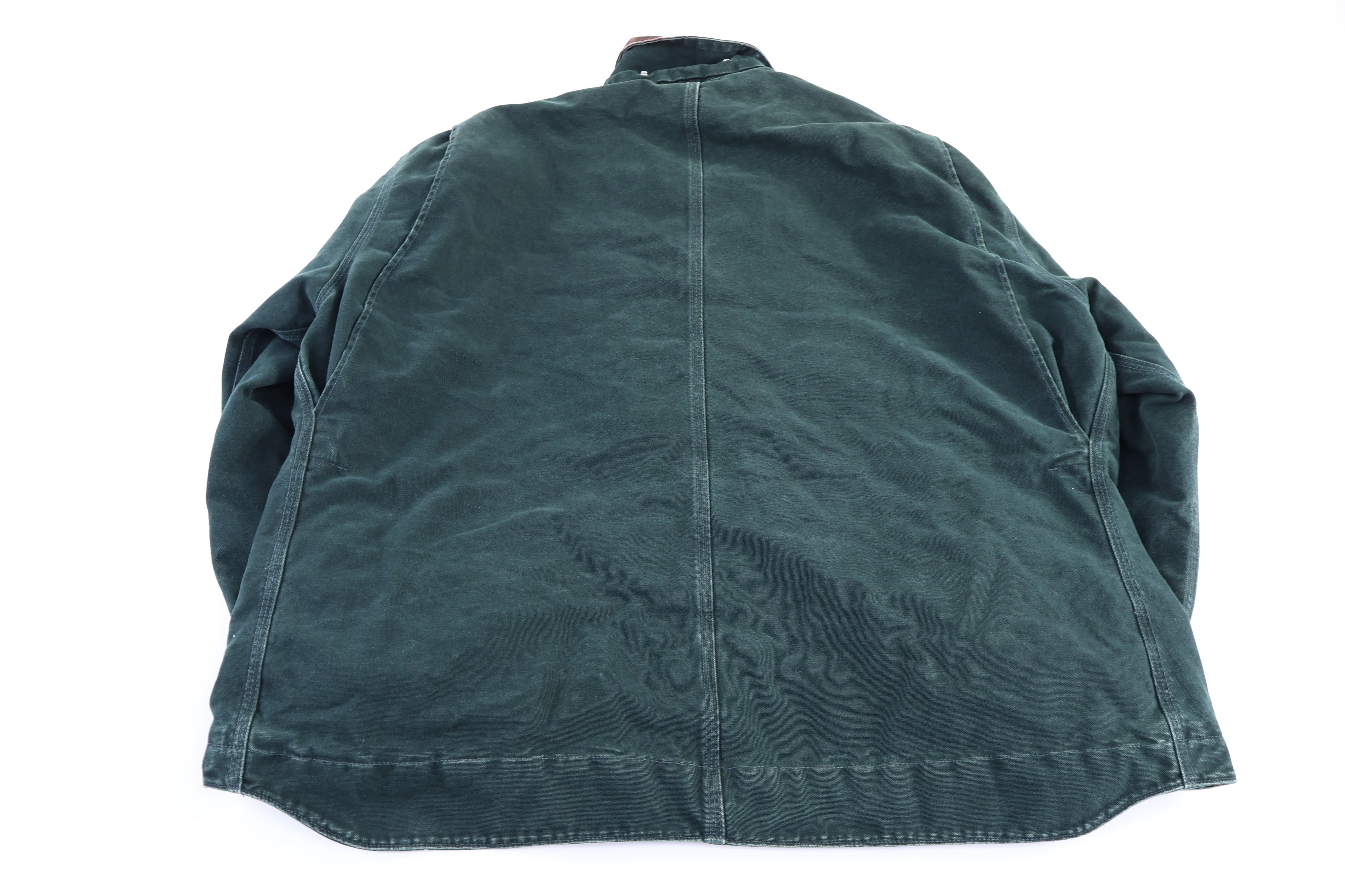Carhartt Logo Patch Green Full Zip Jacket