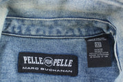 Vintage Pelle Pelle Light Wash Denim Jacket