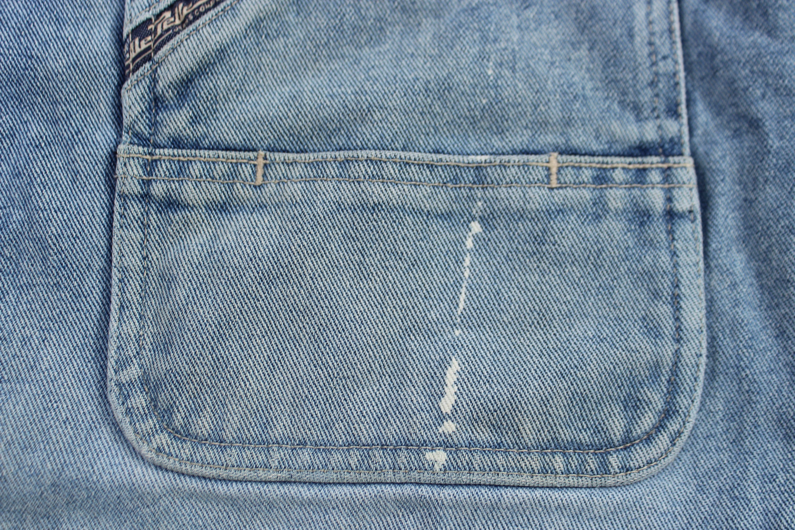 Vintage Pelle Pelle Light Wash Denim Jacket