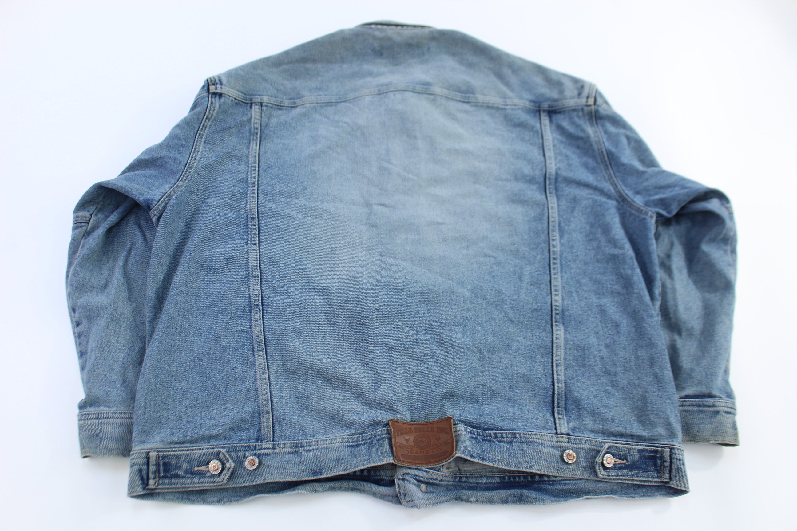Vintage Pelle Pelle Light Wash Denim Jacket