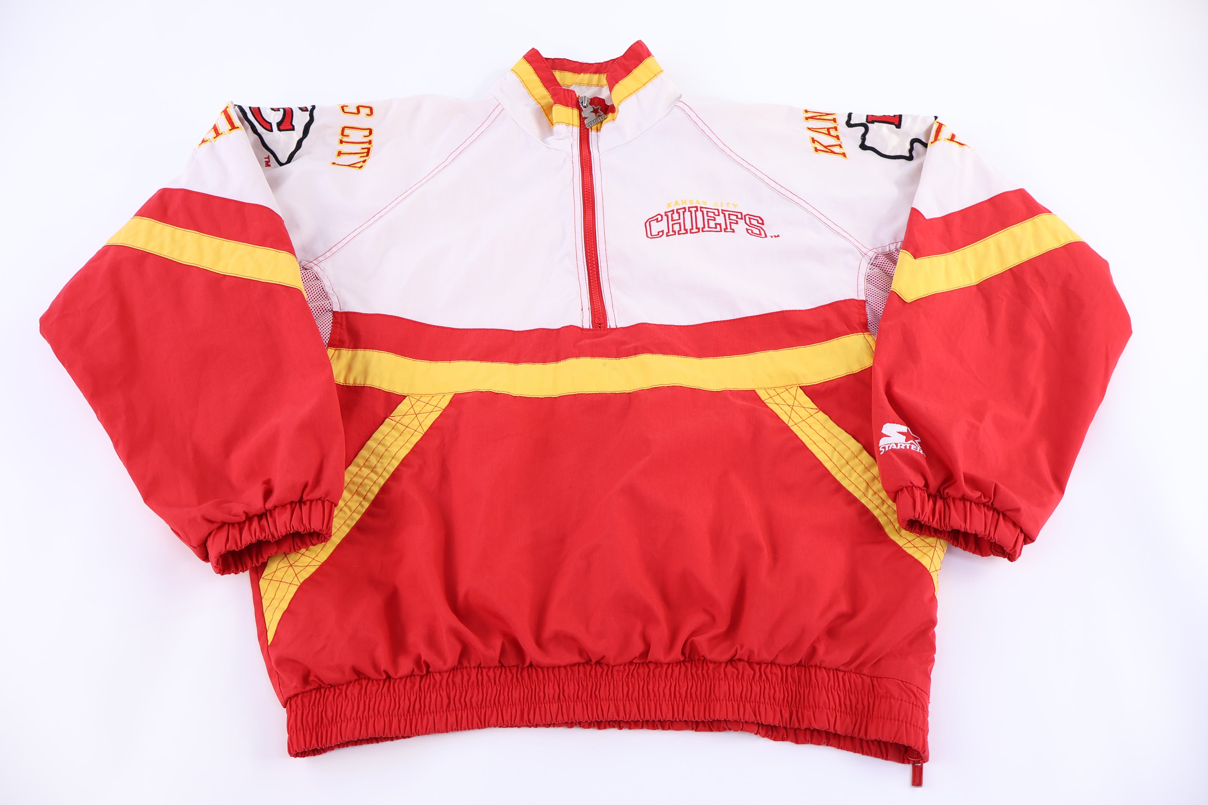 Starter Kansas City Chiefs Half Zip Jacket