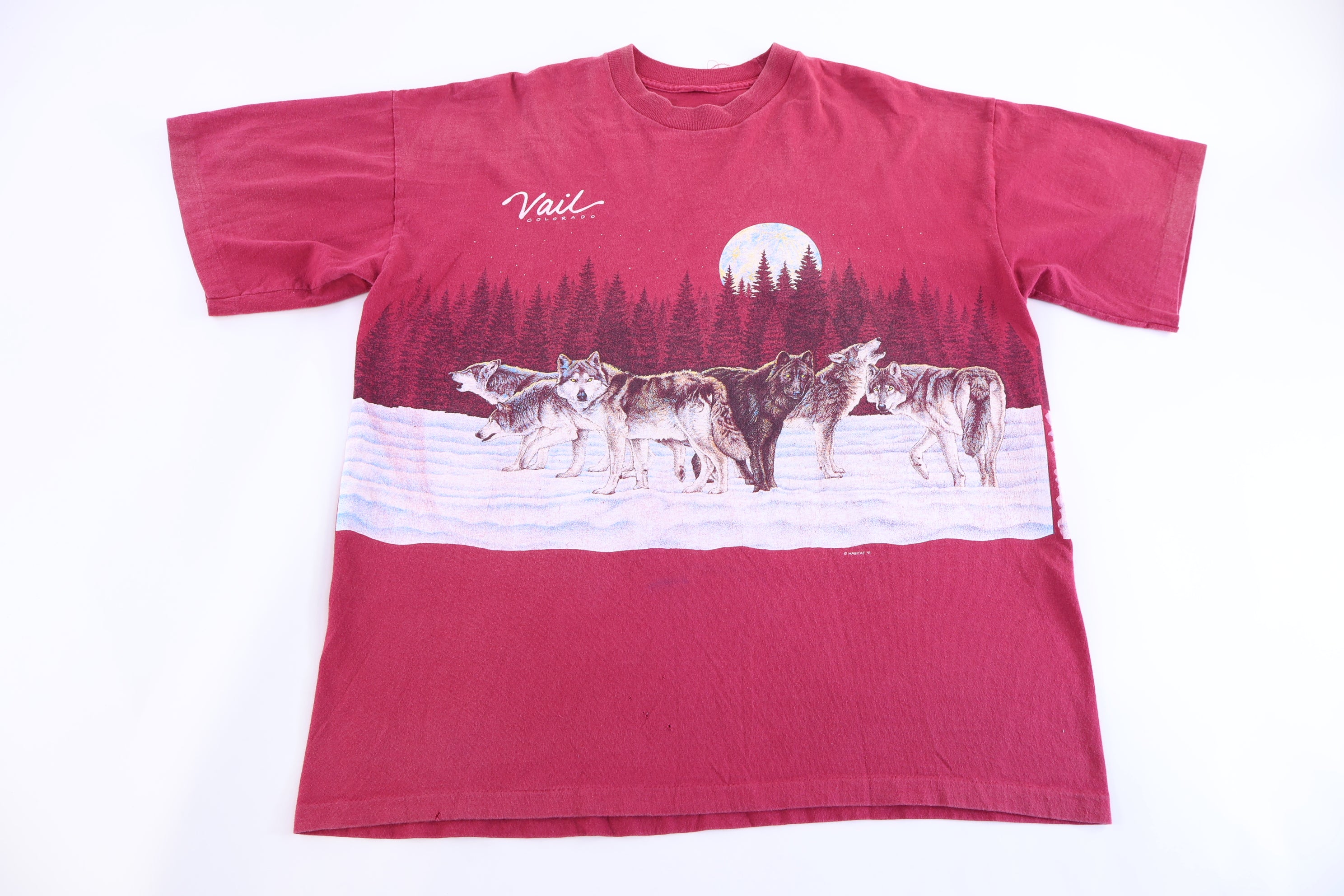 1991 Vail Colorado Nature All Over Graphic T-shirt