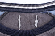 Vintage Point Zero Grey & Blue Pullover