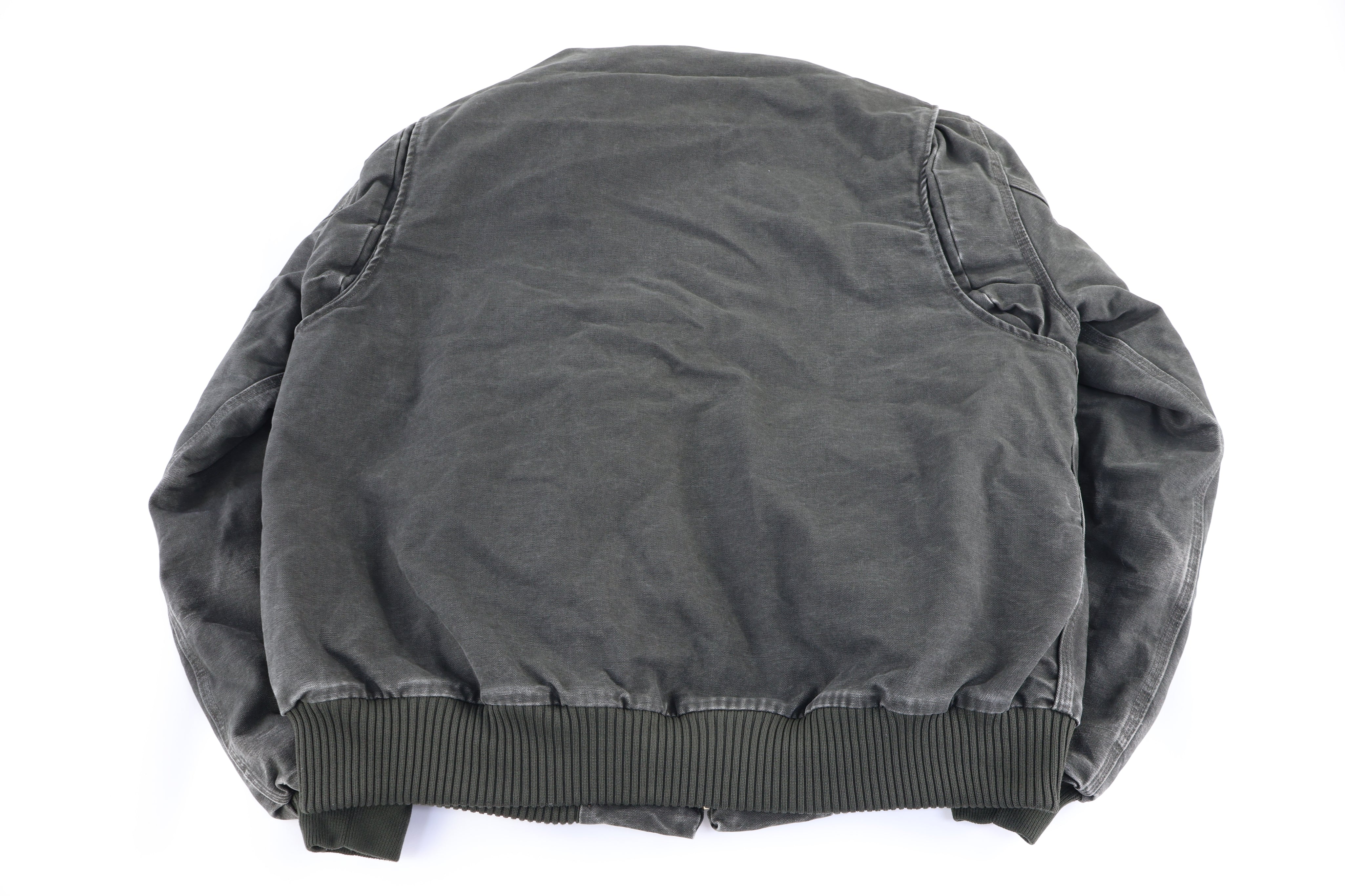 Carhartt Logo Patch Green Full Zip Jacket