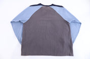 Vintage Point Zero Grey & Blue Pullover