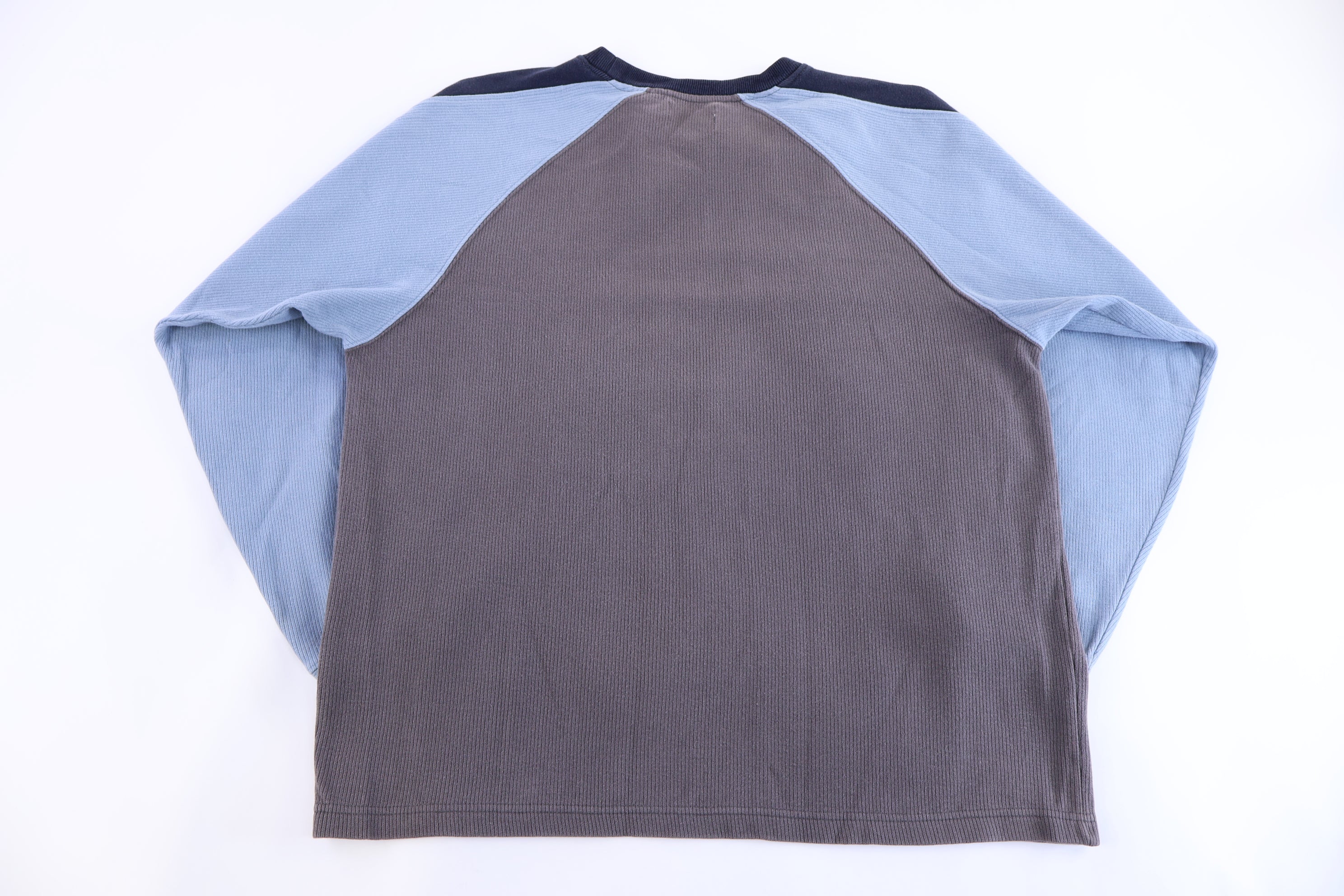 Vintage Point Zero Grey & Blue Pullover
