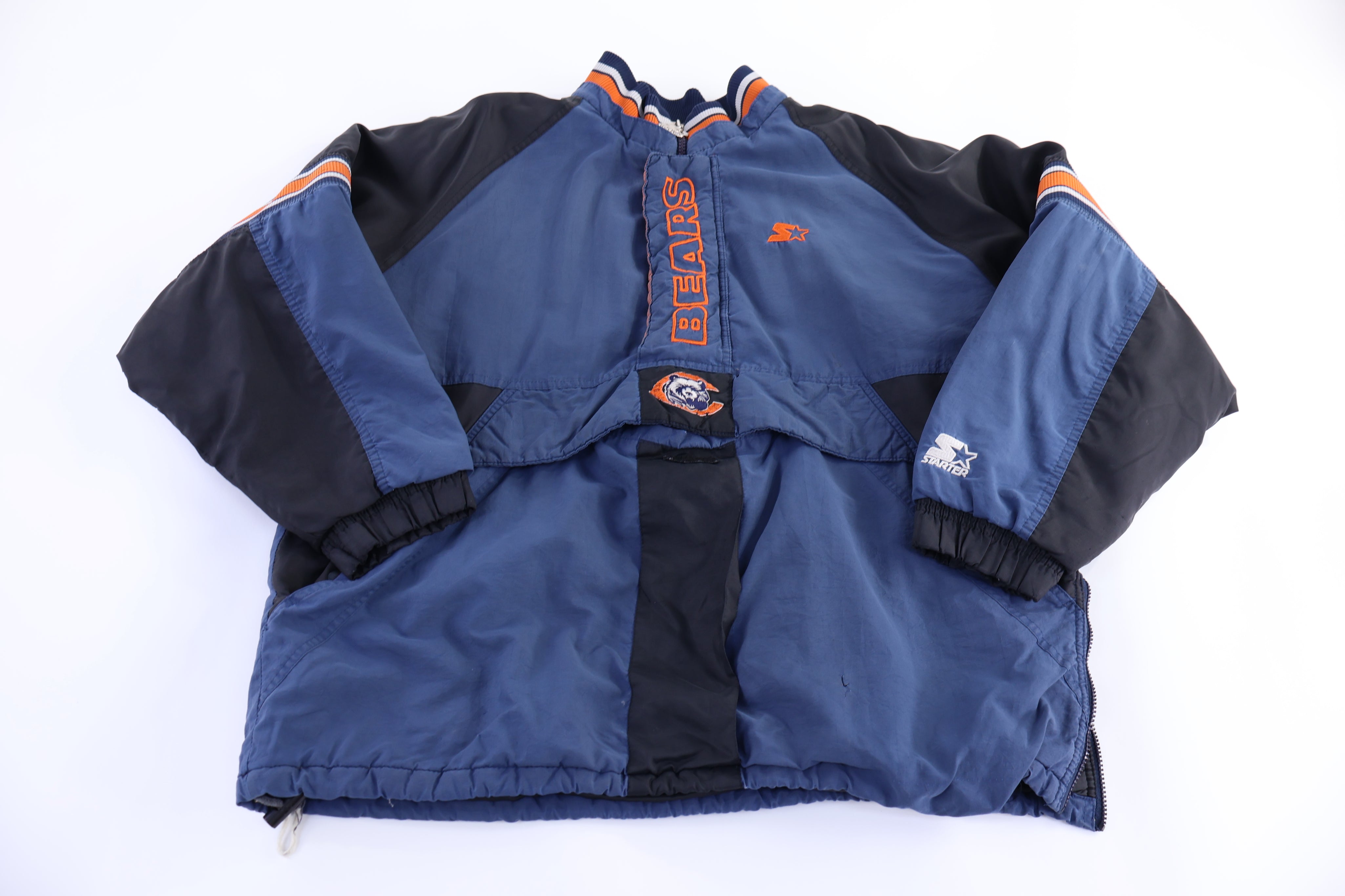 Vintage Chicago Bears Football Half Zip Jacket