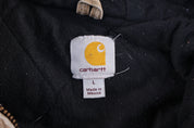 Carhartt Logo Patch Tan Full Zip Jacket