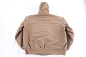 Carhartt Logo Patch Tan Full Zip Jacket