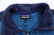 Patagonia Logo Patch Blue Quarter Zip Pullover