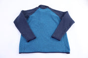 Patagonia Logo Patch Blue Quarter Zip Pullover