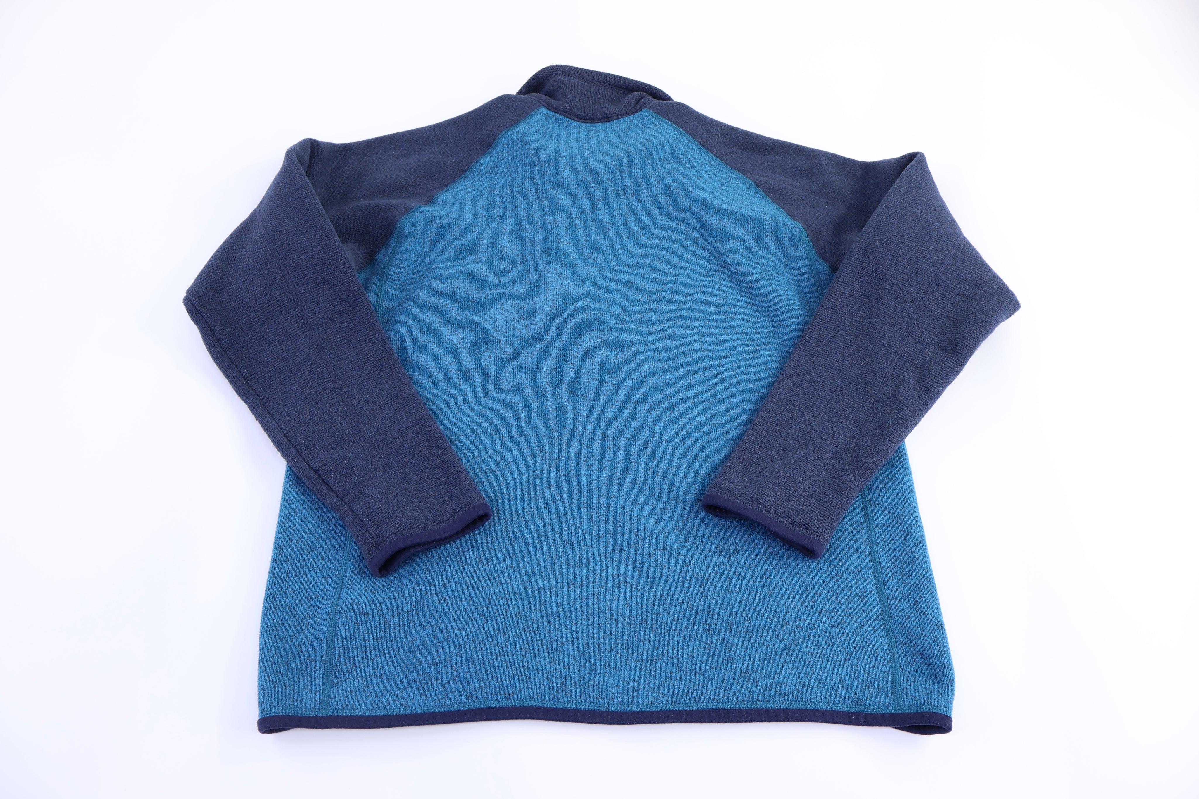 Patagonia Logo Patch Blue Quarter Zip Pullover