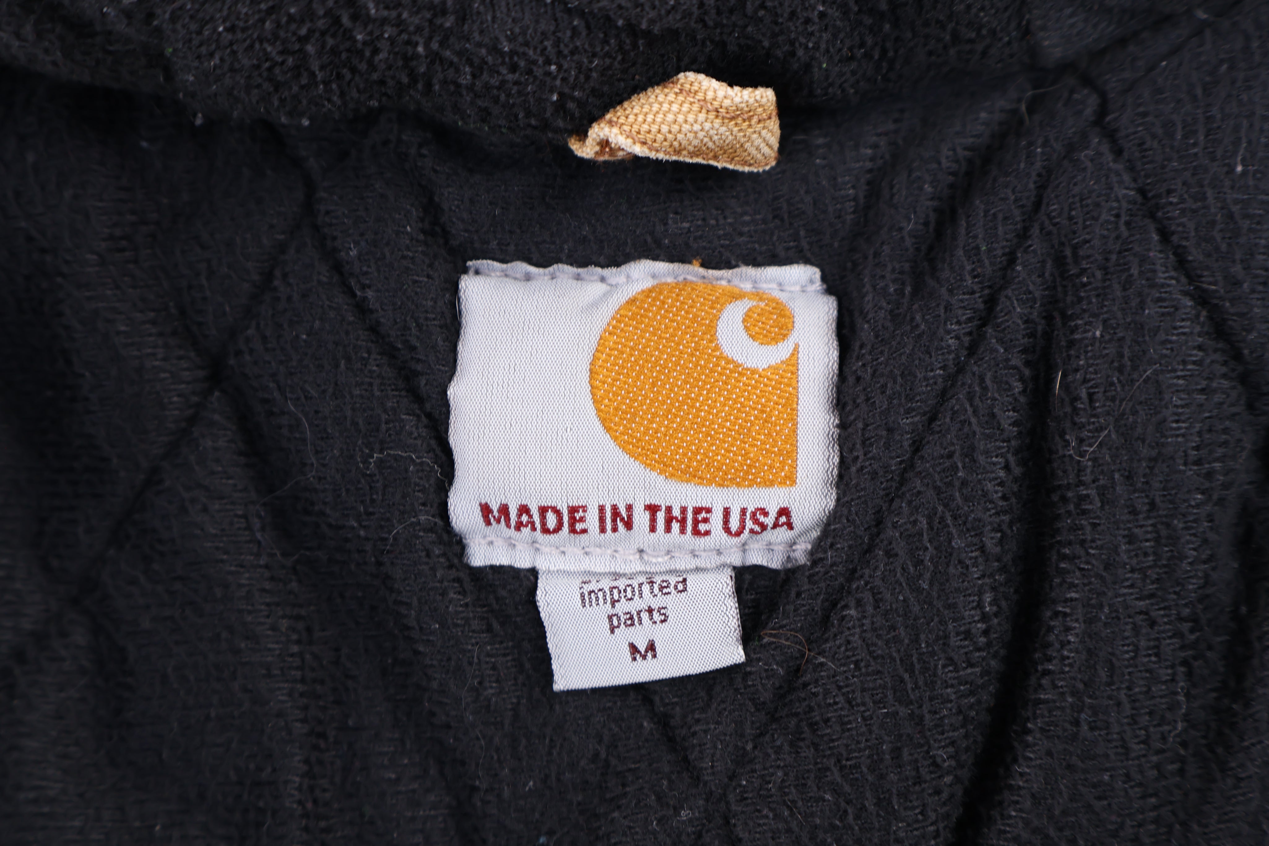 Carhartt Logo Patch Tan Full Zip Jacket