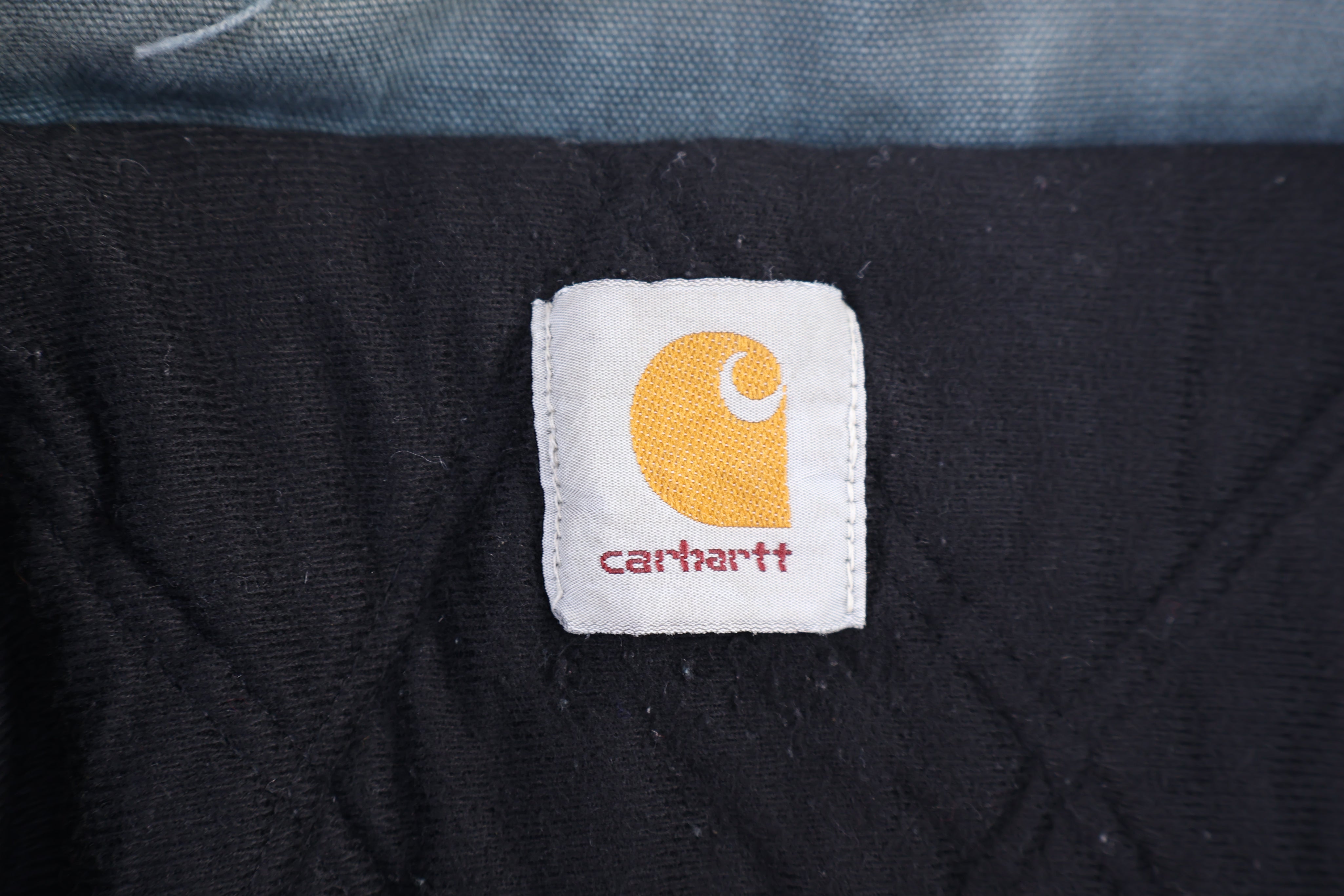 90's Carhartt Logo Patch Green Santa Fe Jacket