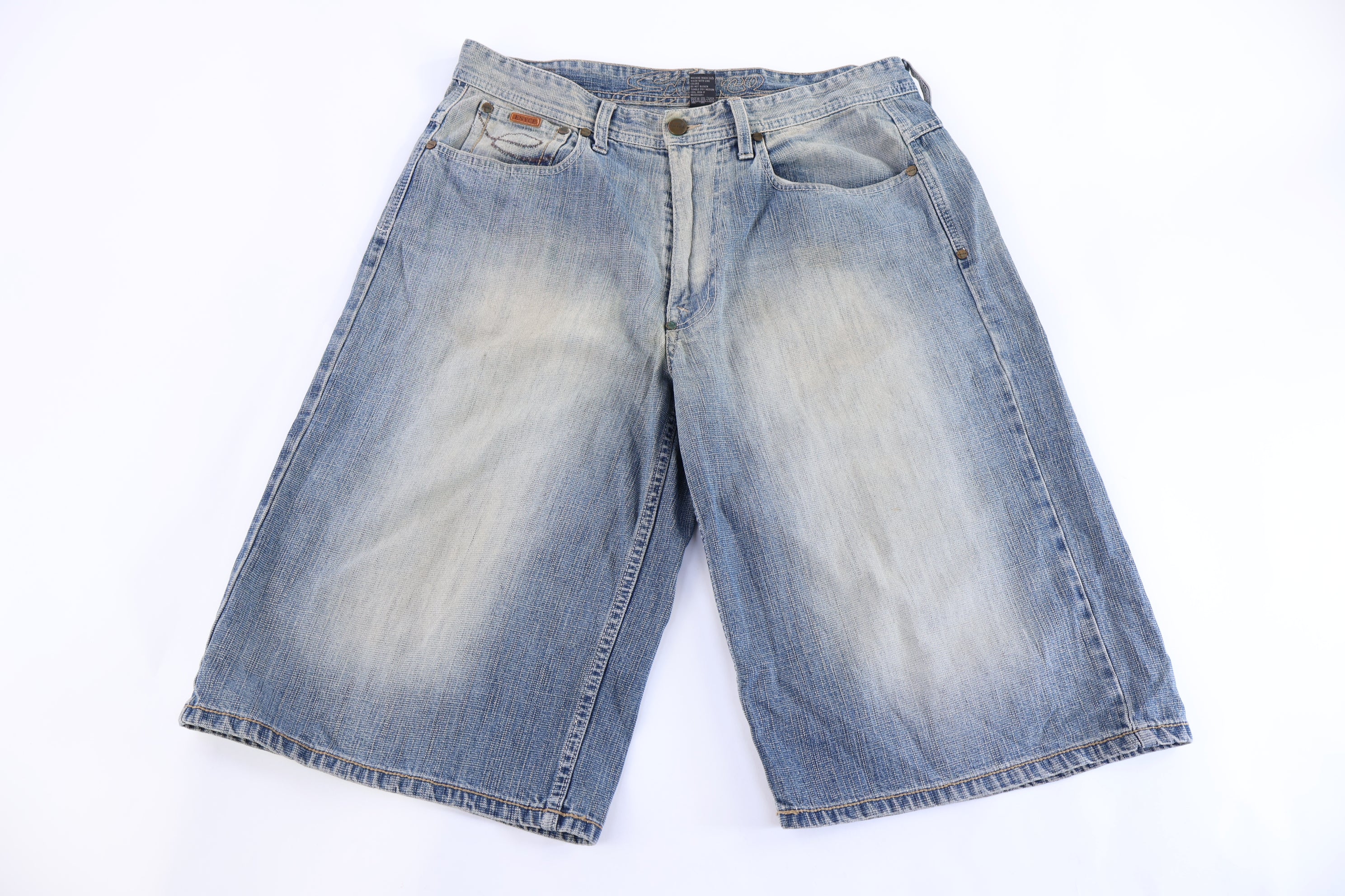 Y2K Enyce Medium Wash Denim Shorts
