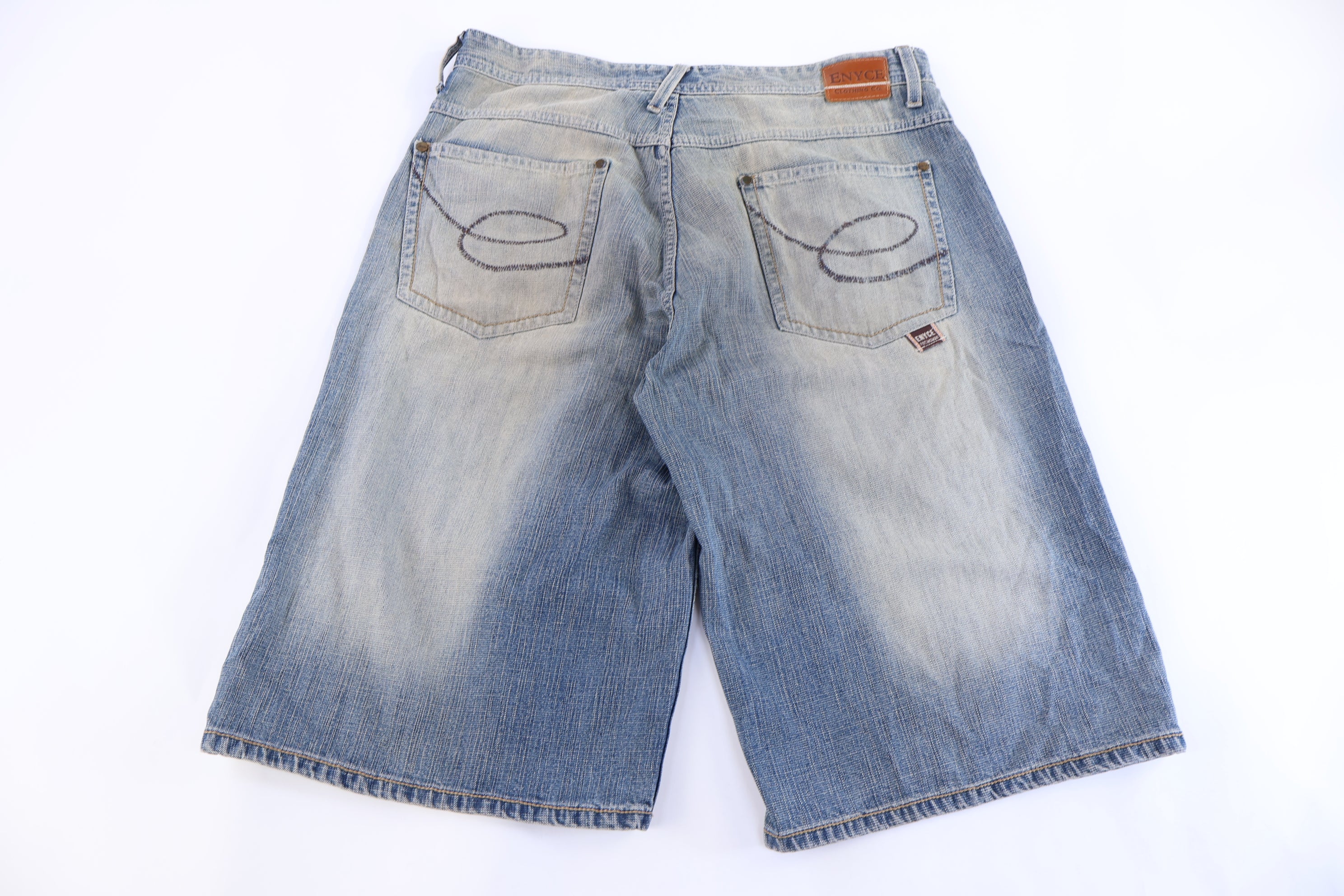 Y2K Enyce Medium Wash Denim Shorts