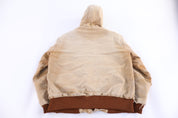Carhartt Logo Patch Tan Full Zip Jacket