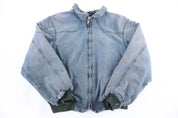 90's Carhartt Logo Patch Green Santa Fe Jacket