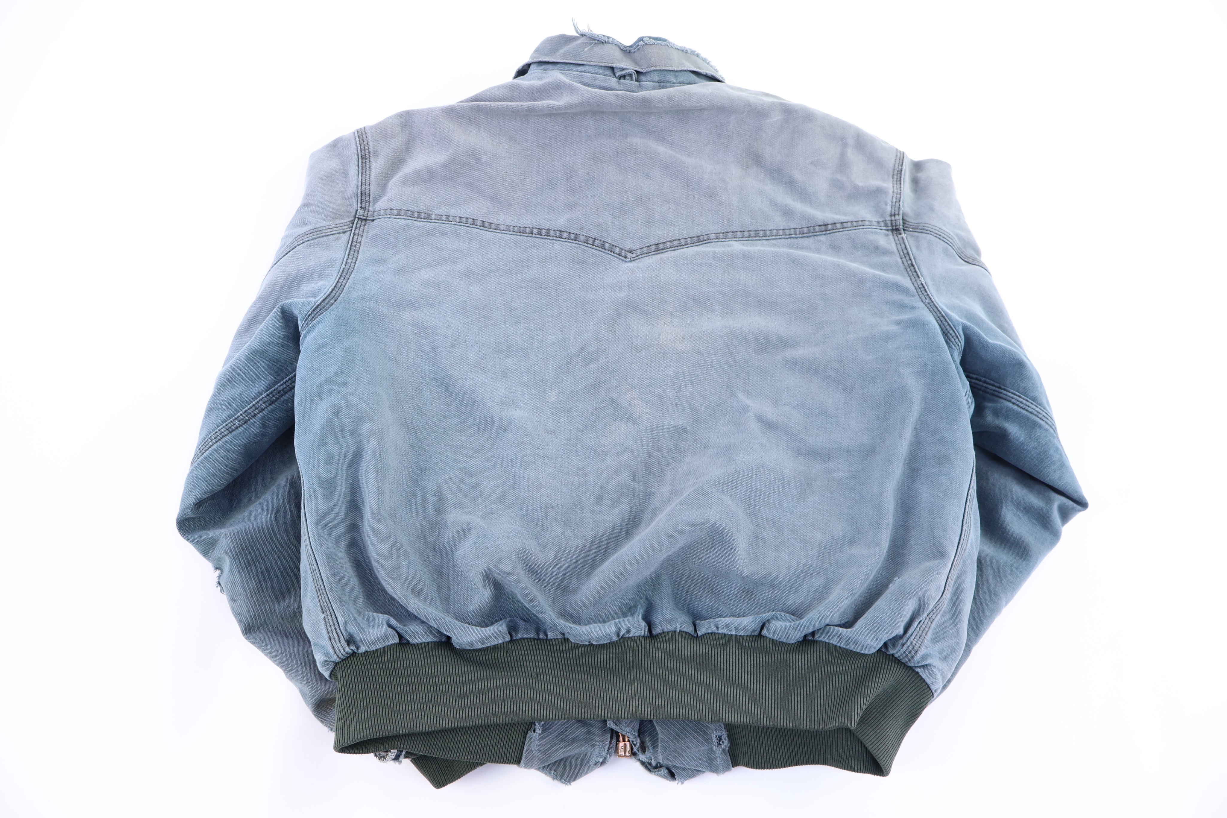 90's Carhartt Logo Patch Green Santa Fe Jacket