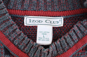 90's Izod Club Multipattern Knit Sweater