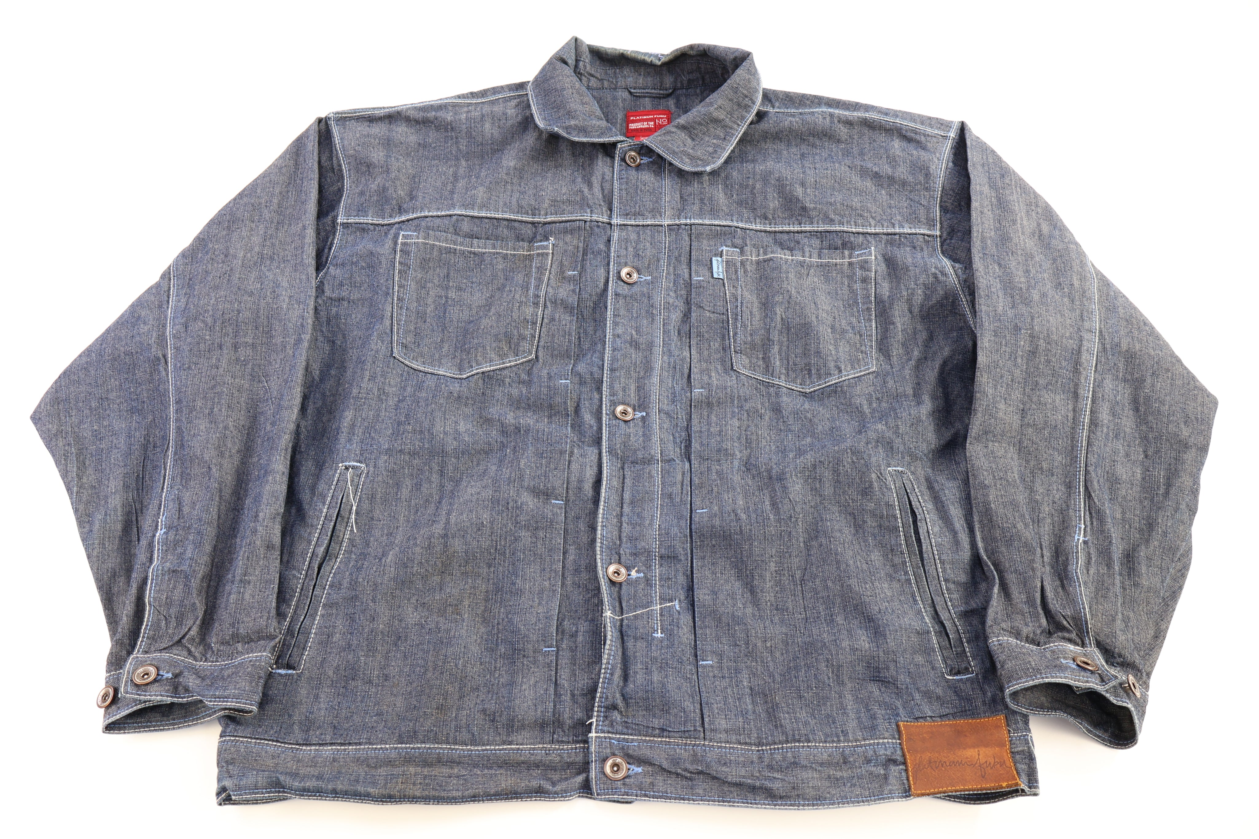 Platinum Fubu Dark Wash Denim Jacket