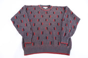 90's Izod Club Multipattern Knit Sweater