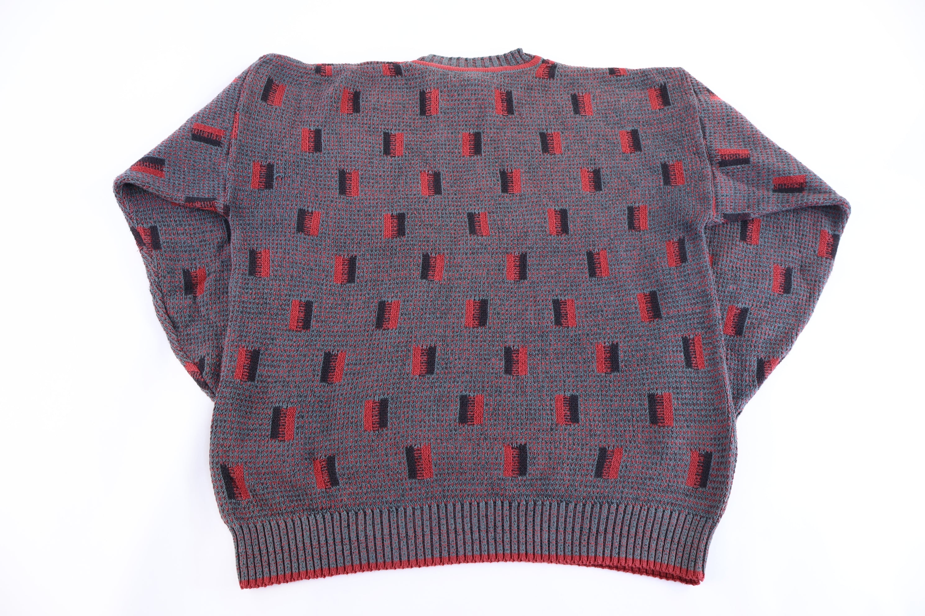 90's Izod Club Multipattern Knit Sweater