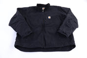 Carhartt Logo Patch Black Full Zip Jacket
