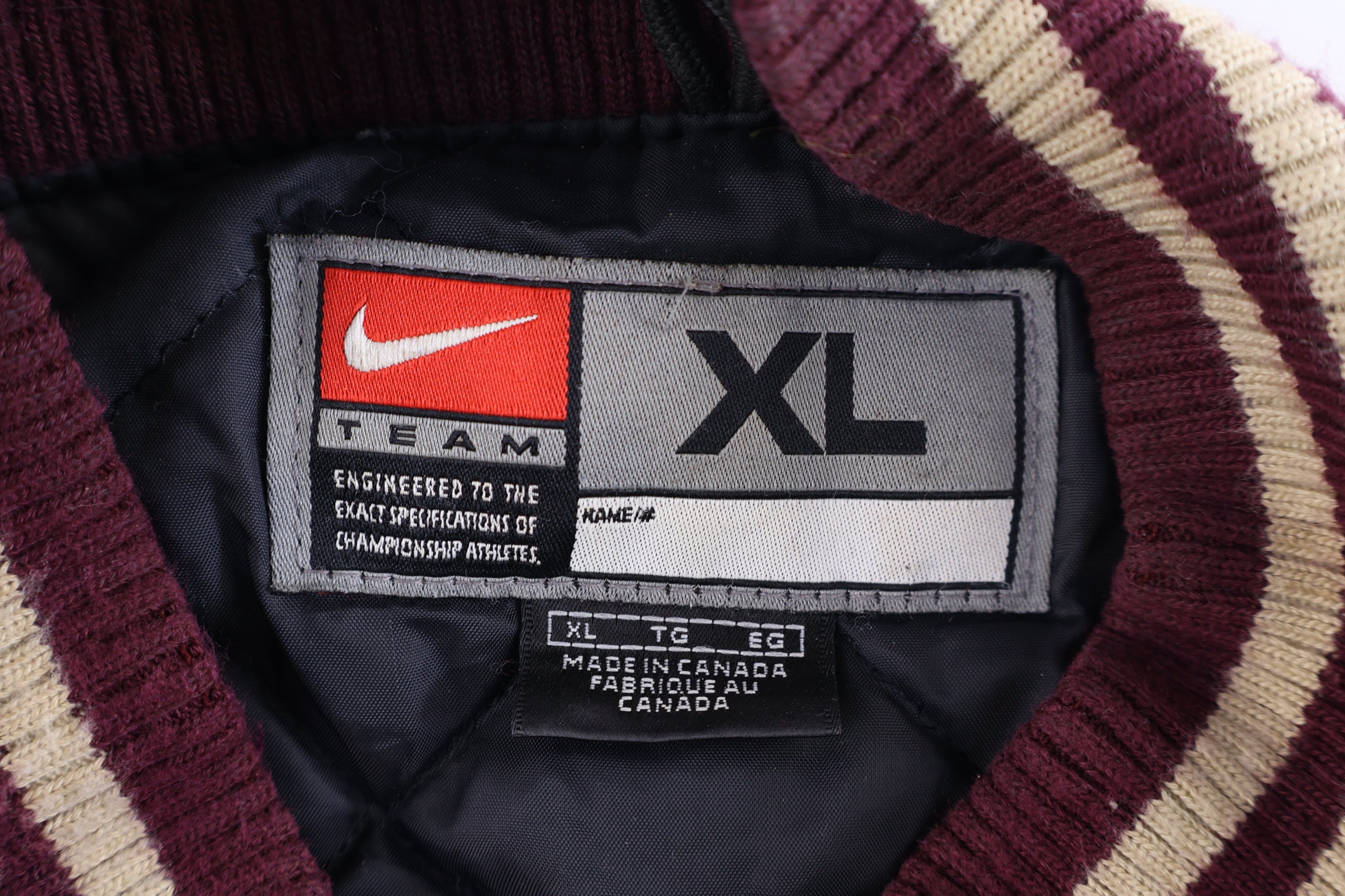 Vintage Nike Boston College Hockey Varsity Jacket