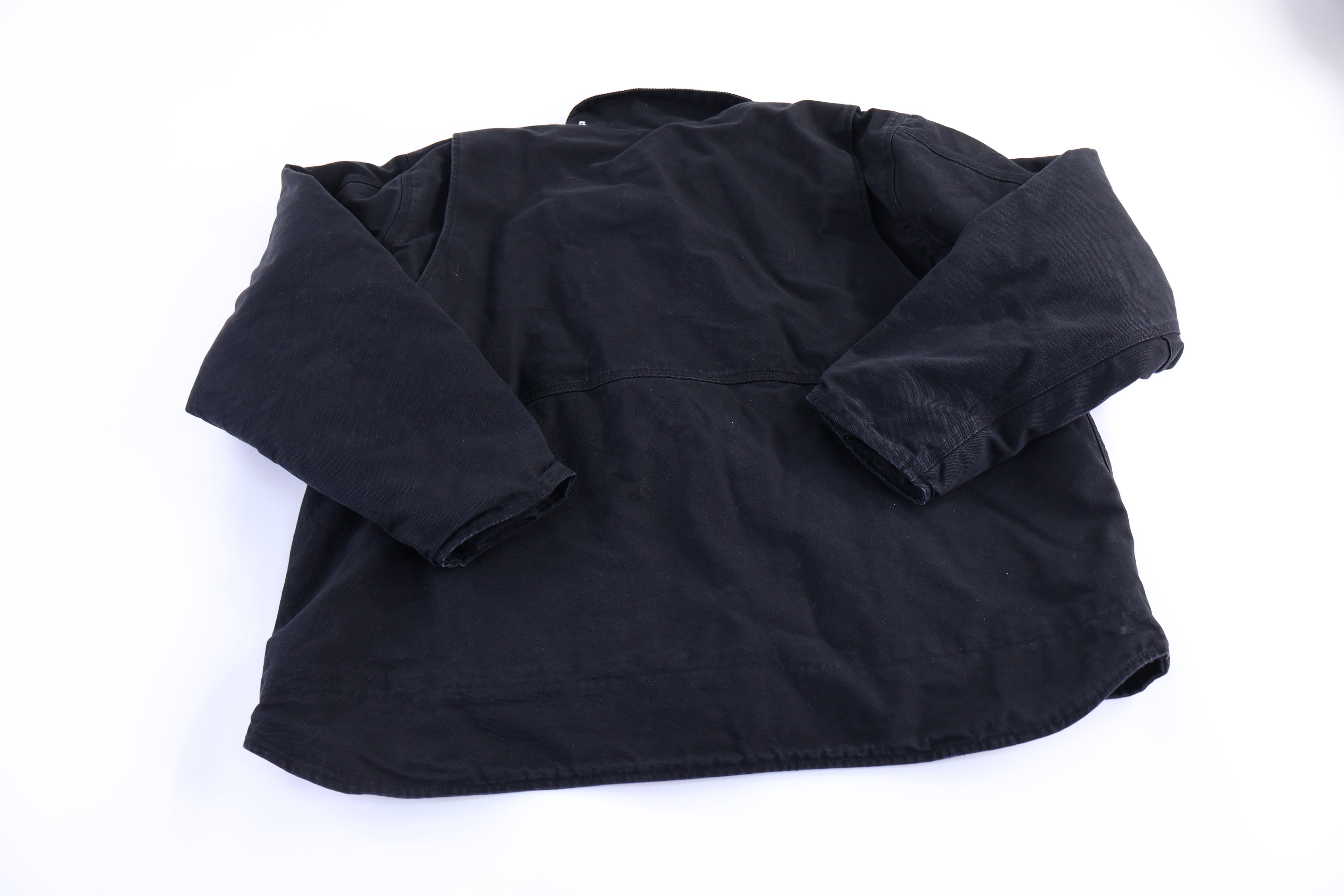 Carhartt Logo Patch Black Full Zip Jacket