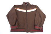 Quiksilver Brown Full Zip Track Jacket
