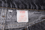 90's Levi's 550 Black Dneim Jeans
