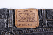 90's Levi's 550 Black Dneim Jeans
