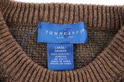 Vintage Towncraft Brown Knit Sweater