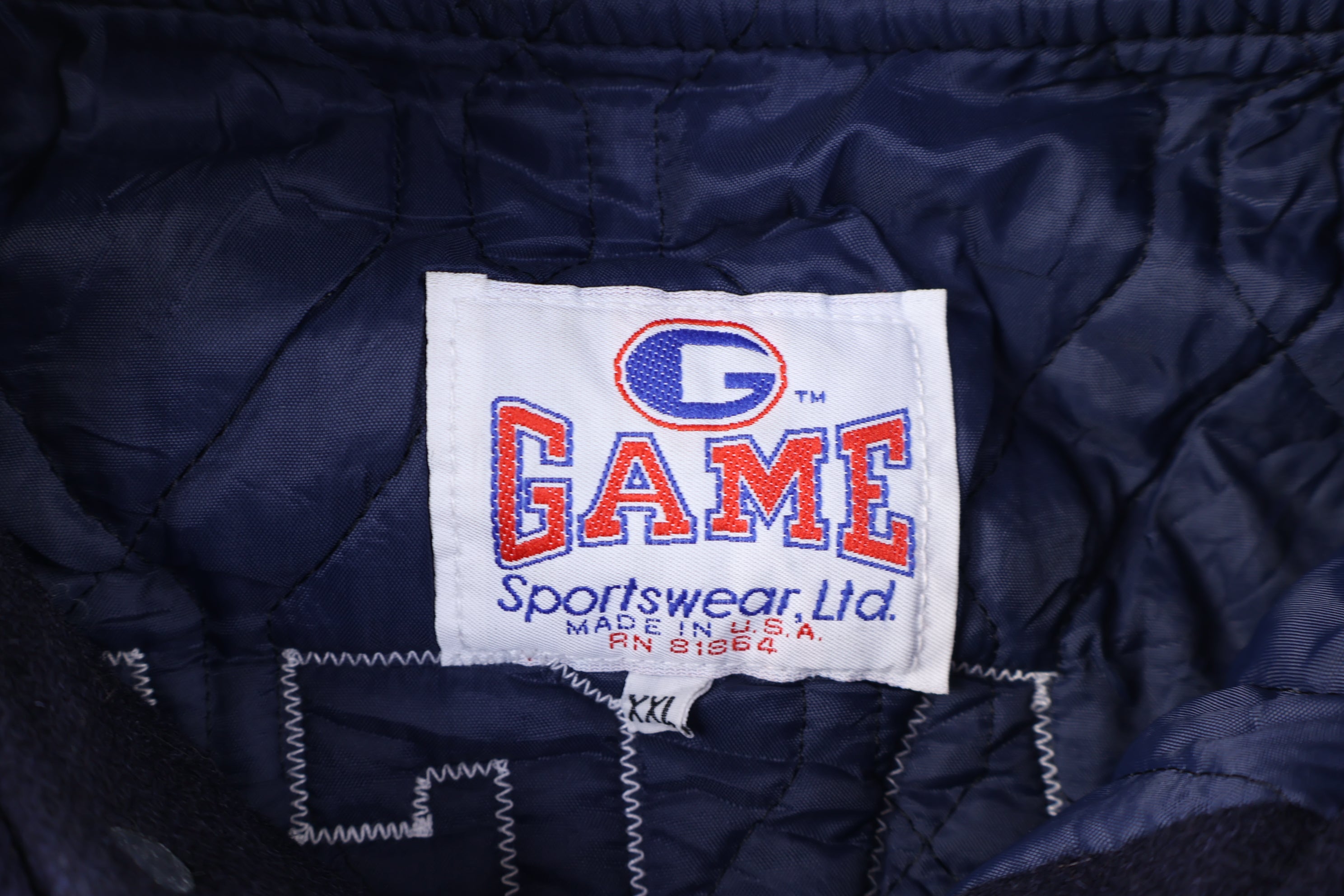 90's Syracuse University Full Snap Bomber Jacket