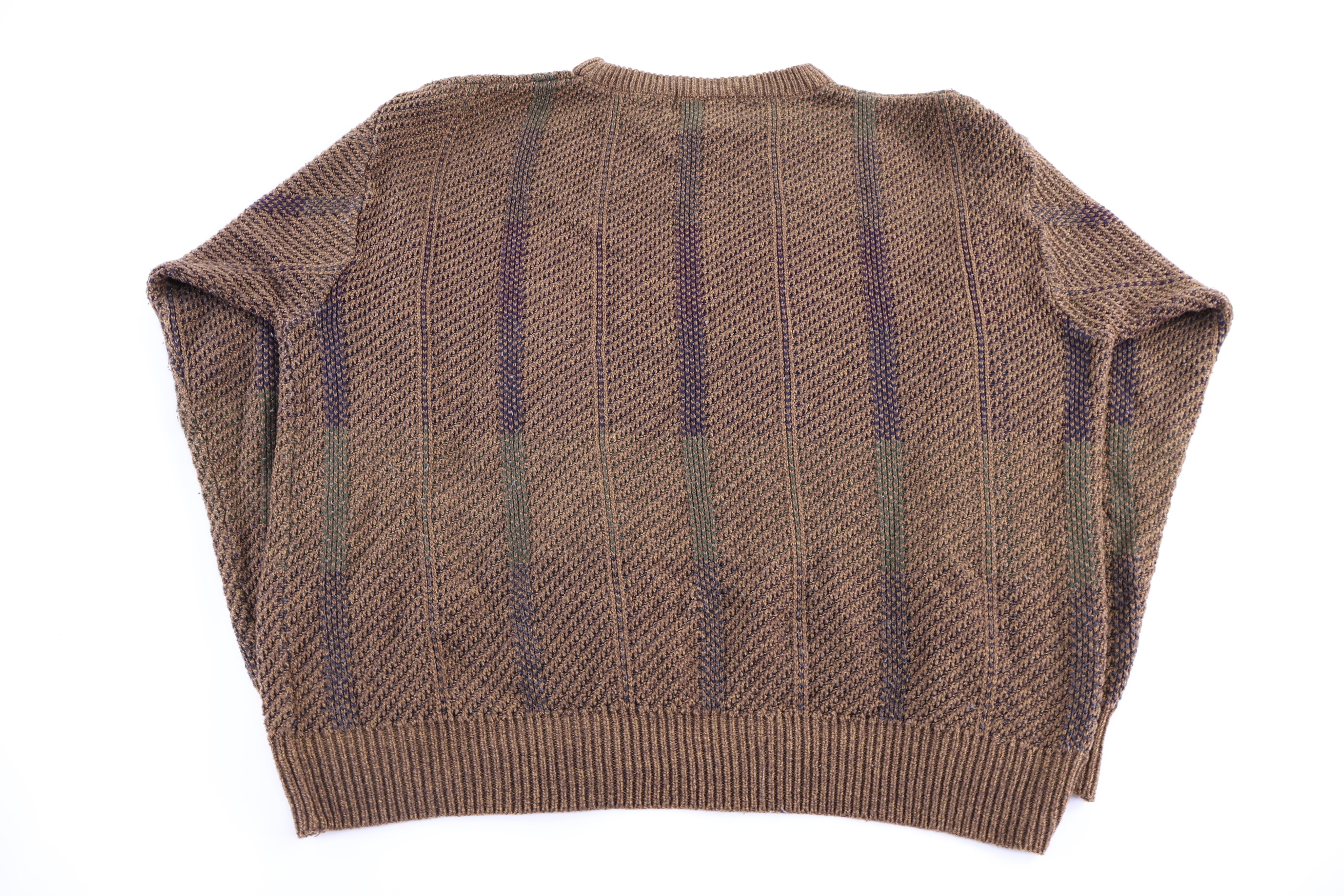 Vintage Towncraft Brown Knit Sweater