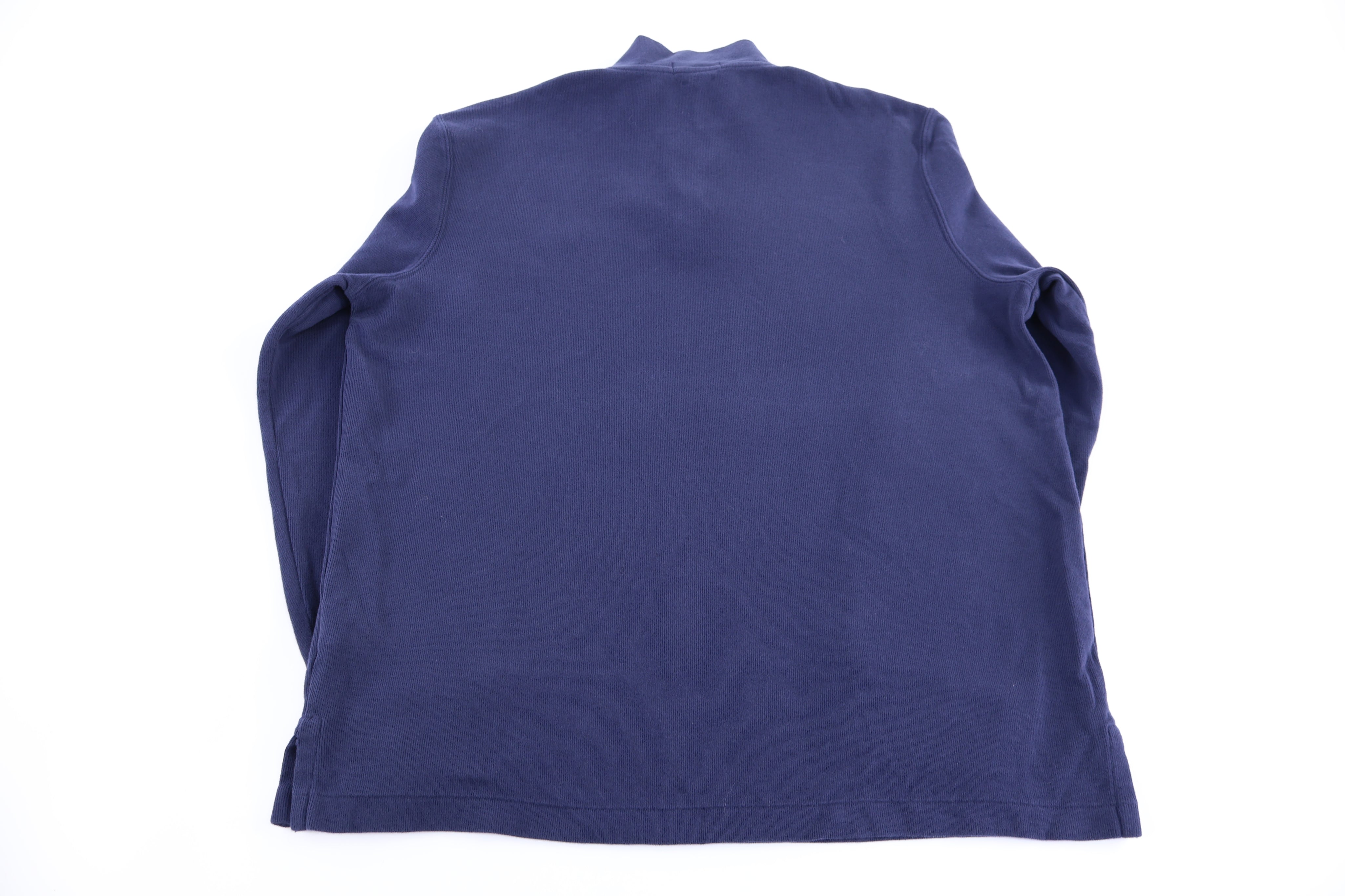 Polo Ralph Lauren Embroidered logo Blue Quarter Zip Sweater