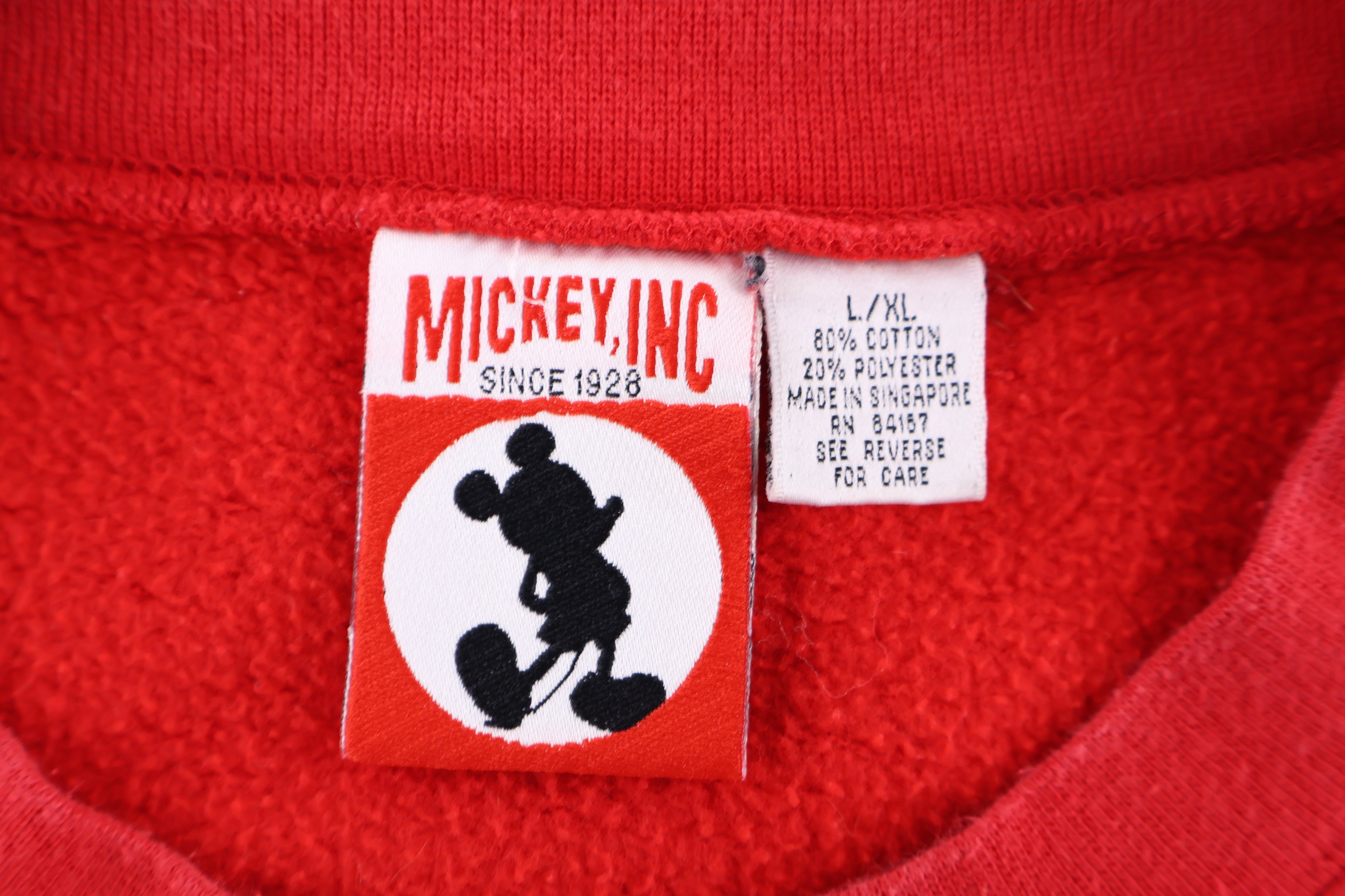 Vintage Mickey Inc Graphic Embroidered Sweatshirt