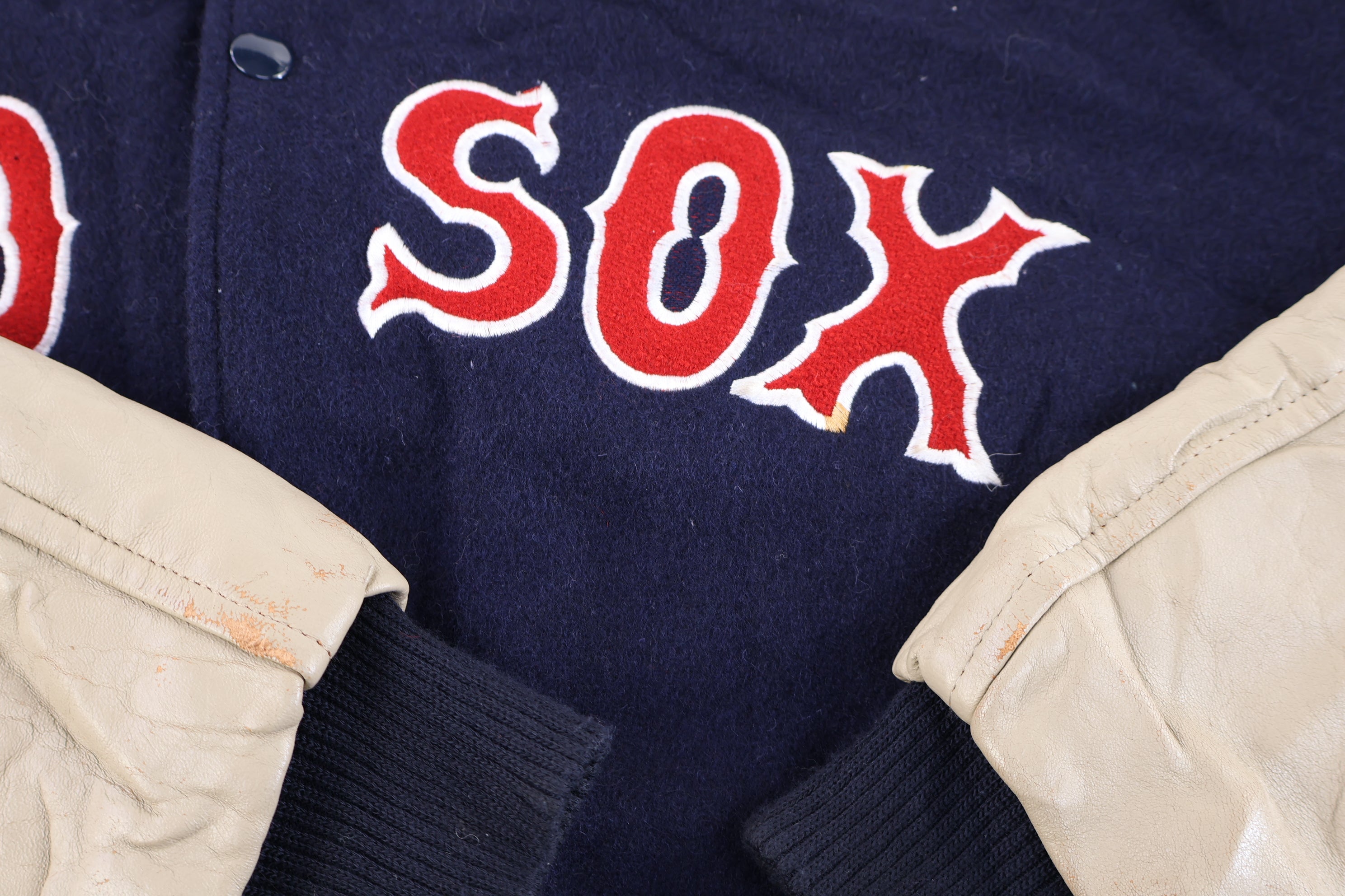 Vintage Boston Red Sox Baseball Bomber Jacket