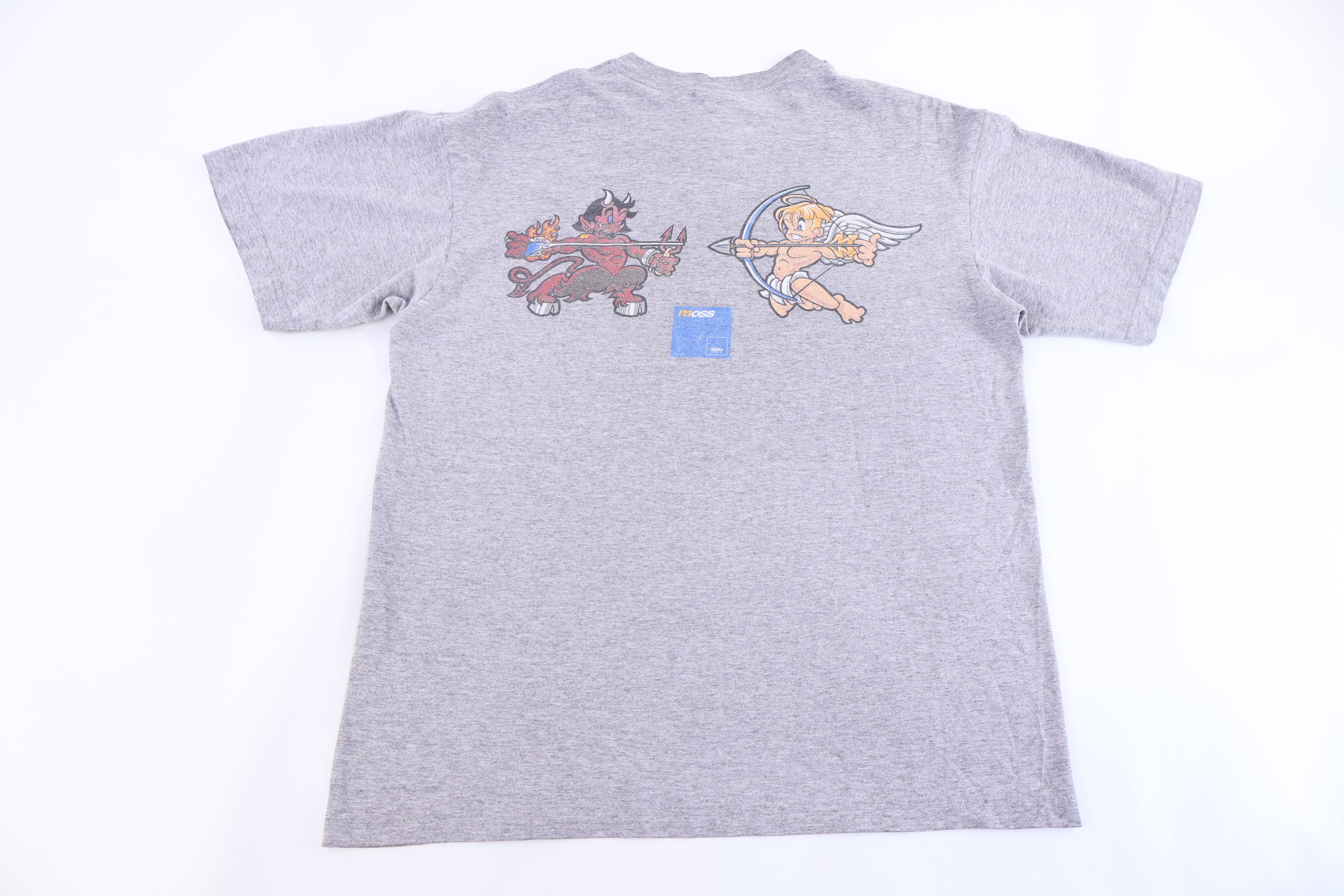 Vintage Mossimo Angel & Devil Graphic T-shirt