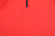 Oakley Embroidered Logo Red Quarter Zip Sweater